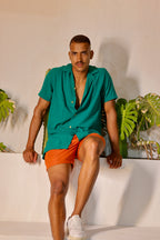 Linho Misto Gola Cubana